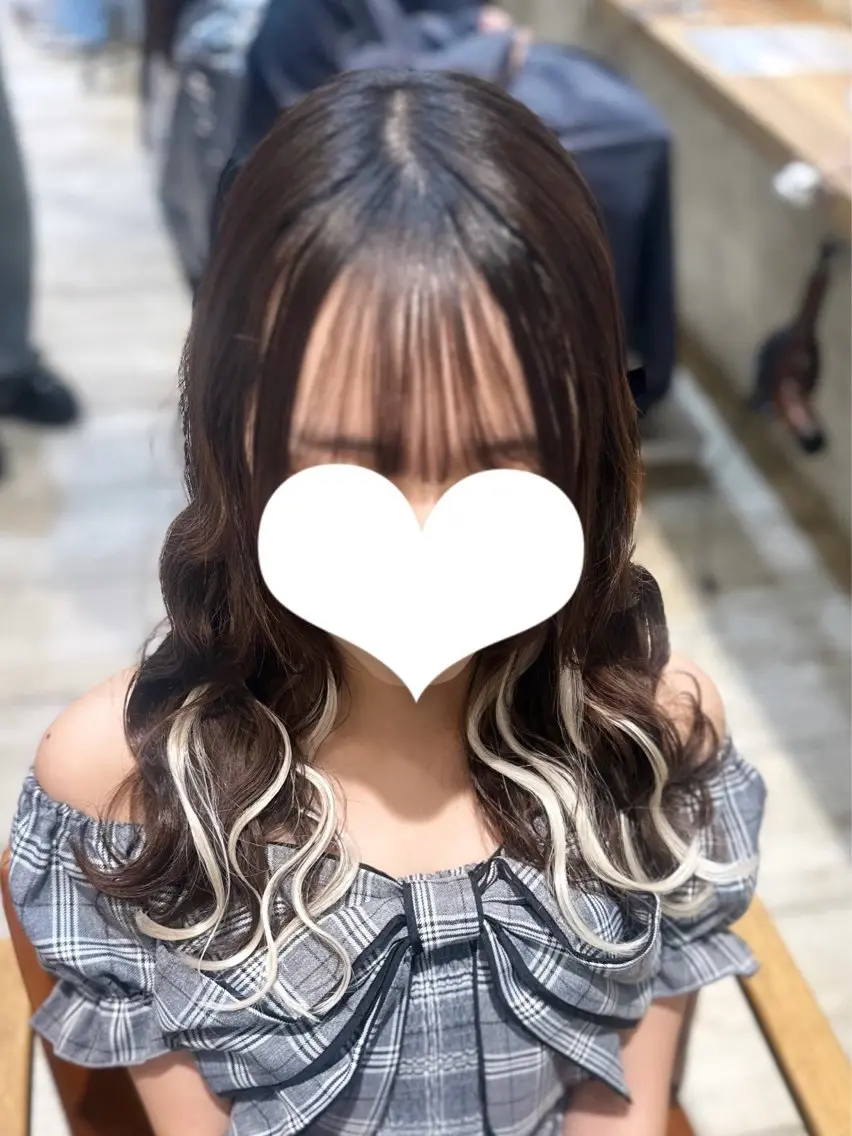 セミロング ヘアアレンジ エクステ エクステ 横浜ヘアメ髪質改善 カラー🎀💘みさきのその他イメージ