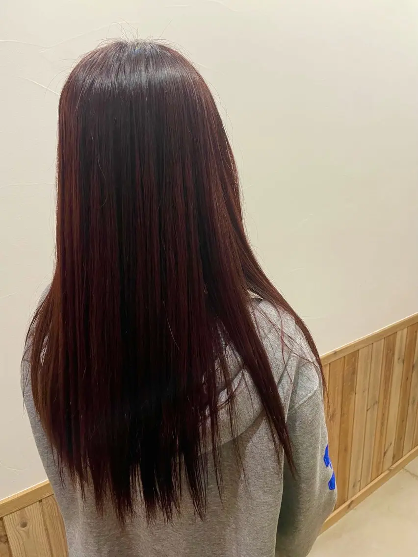 髪質改善 カット+カラー+最高級サブリミック酸熱トリートメント💇♀️👑🌈の写真