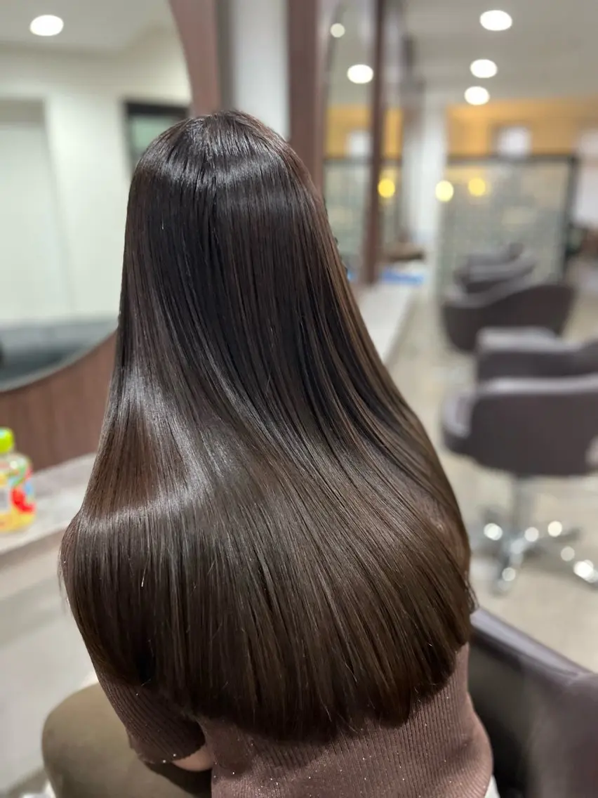ロング カット ヘアカラー トリートメント 艶髪/髪質改善 【熊野隼人】のヘアスタイル