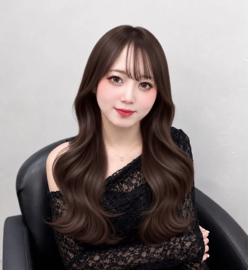 ロング カラー ブラウンカラー 芹  奈 ㅤ⠀ㅤ⠀のヘアスタイル