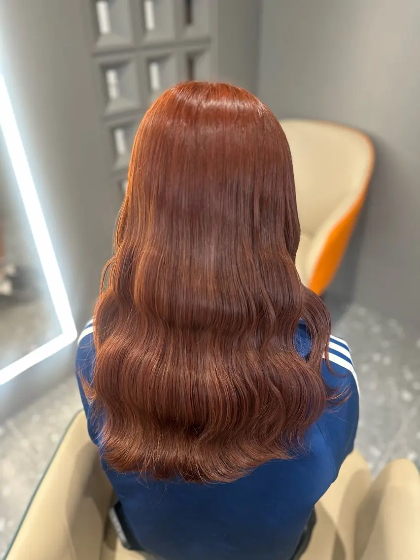 ロング カラー ヘアカラー トリートメント 🎀ちゃんりお🎀 /ブリーチなしカラーのヘアスタイル