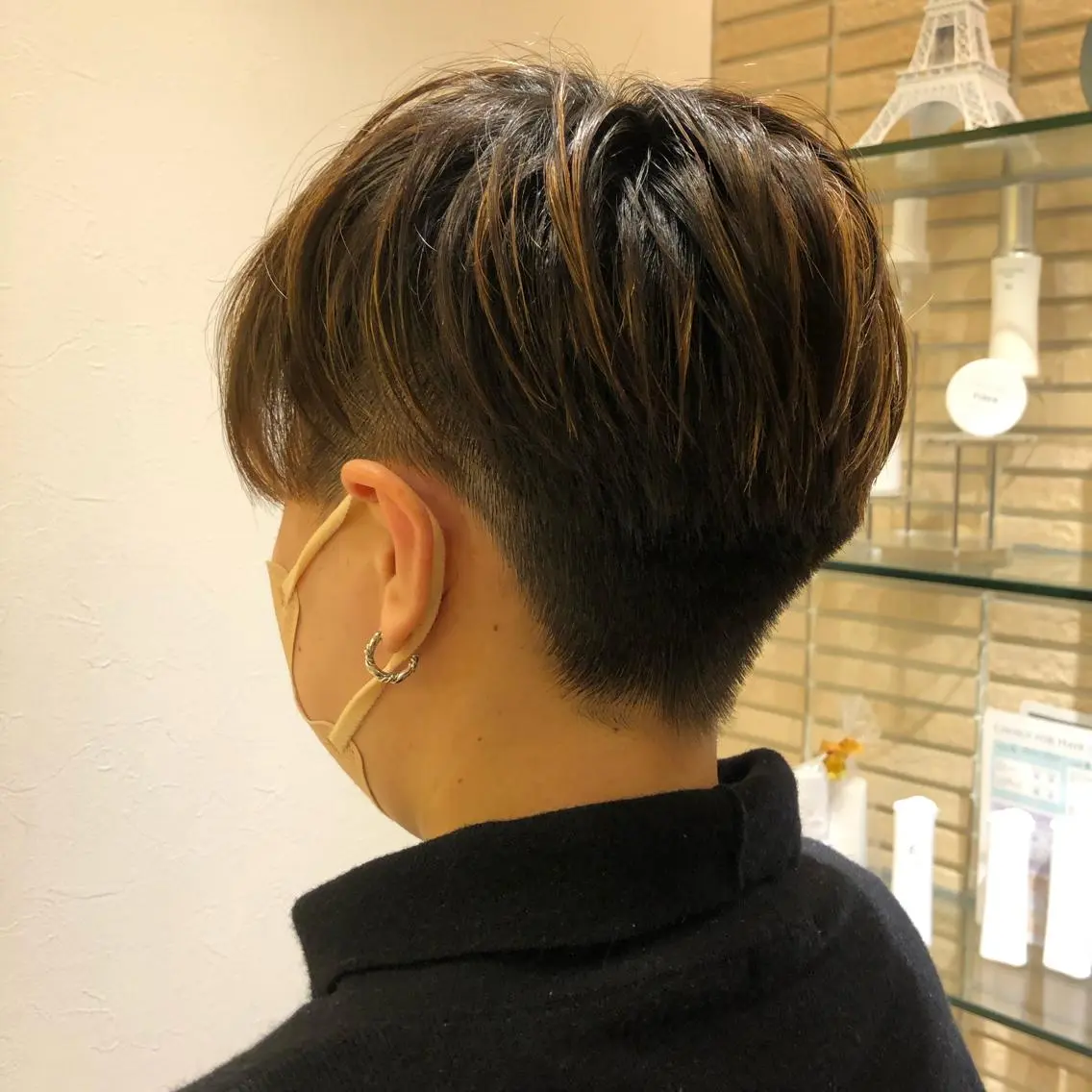 ショート ショートヘア 小野寺 モエカのヘアスタイル