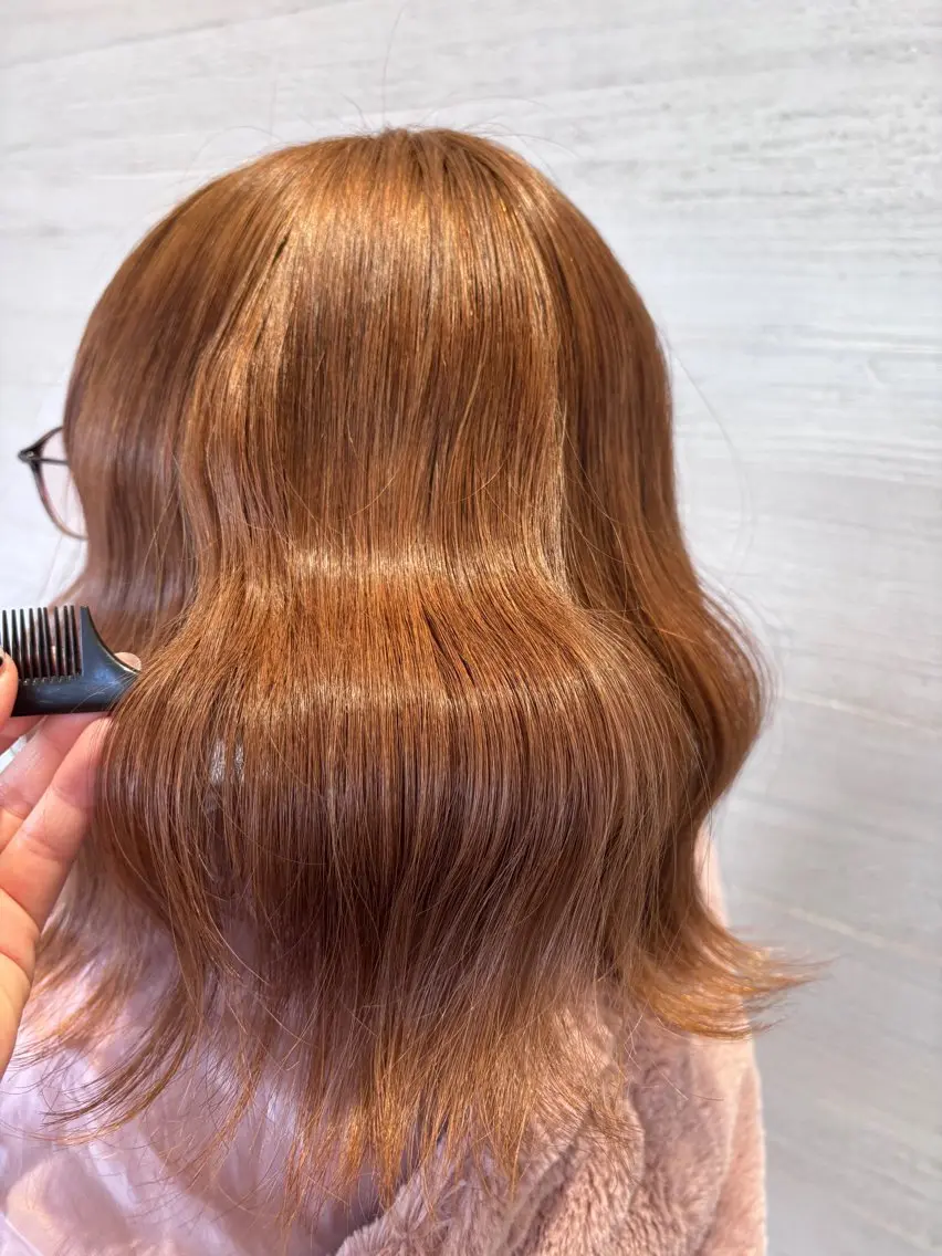 カラー ブリーチ ブラウンカラー 透明感カラー ダブルカラー ブリーチなしカラー ヘアカラー イシカワ ルナのヘアスタイル