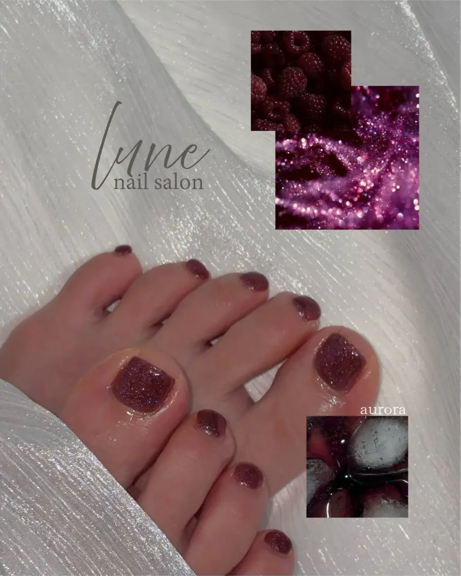 ネイル フットネイル nail salon luneのネイルデザイン