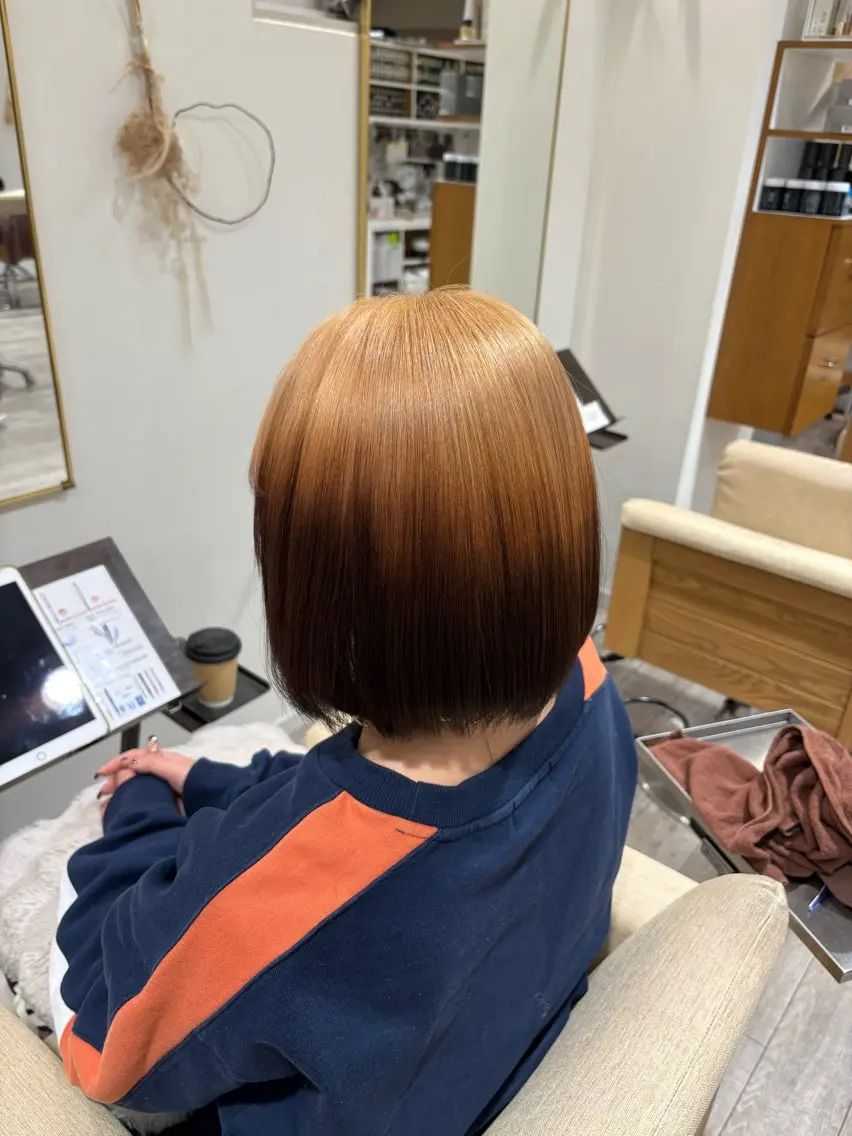 カラー ヘアカラー ブリーチカラー/茨木 𝙨𝙖𝙠𝙞💚のヘアスタイル