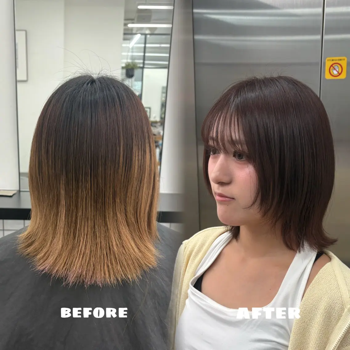 ミディアム カラー ブラウンカラー ピンクカラー ピンクブラウン カット ヘアカラー トリートメント 🌟ゆりあ🌟 JILLSTUDIOのヘアスタイル
