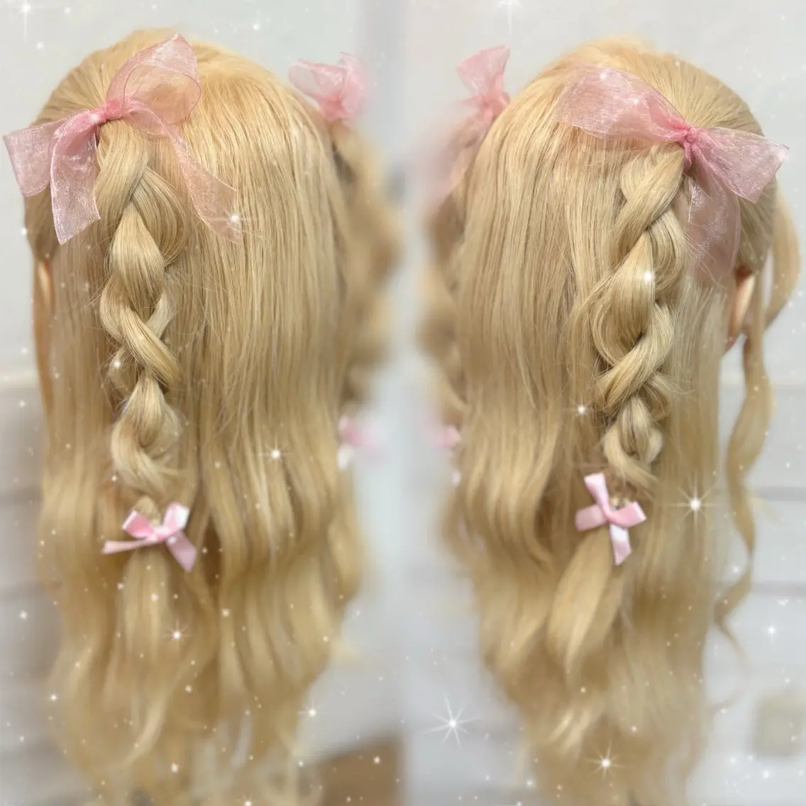 可愛いの最上級🐇💗リボン2本付きʚ🎀ɞヘアセットクーポンです👶🏻💞の写真