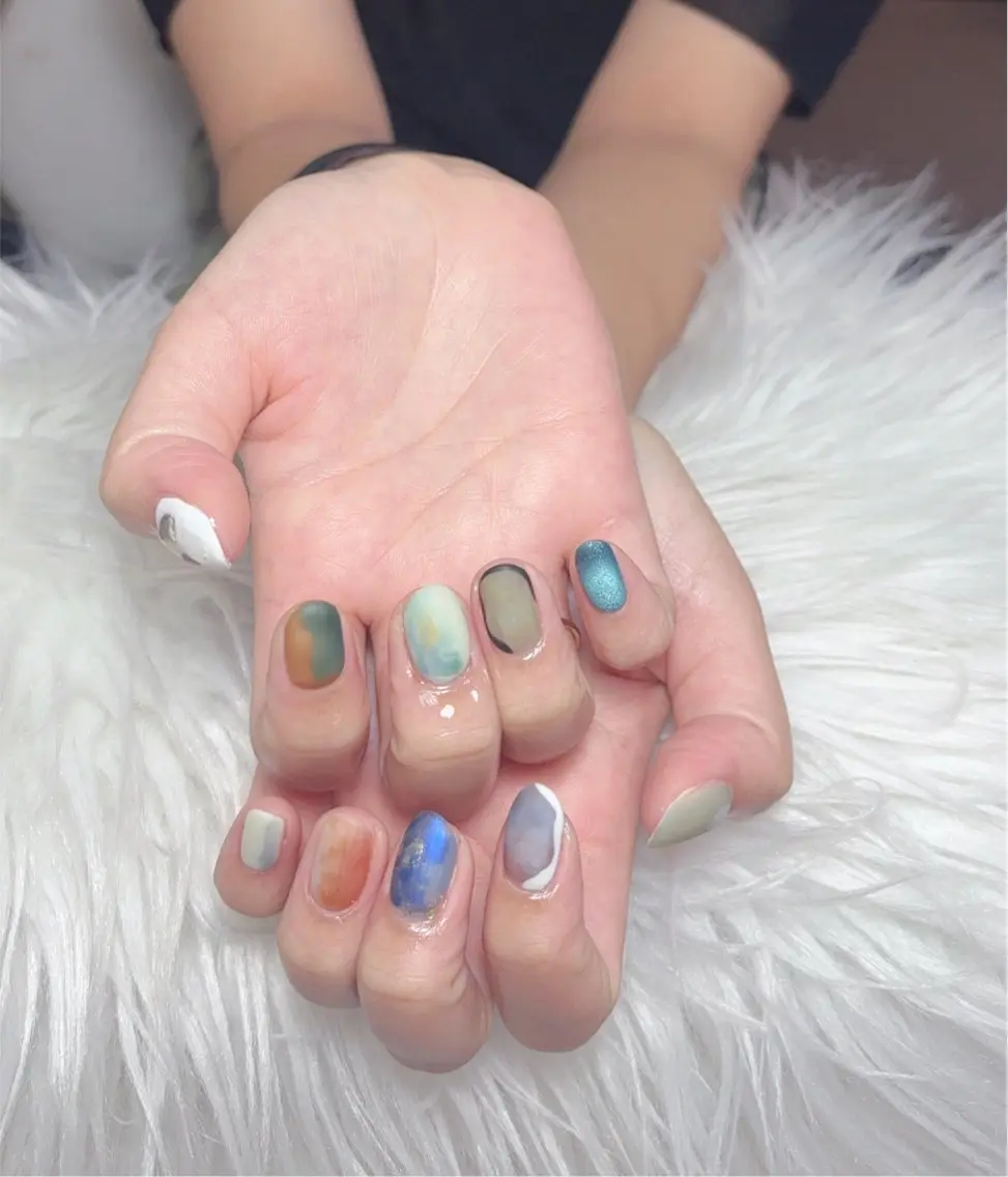 ネイル ハンドネイル RosyBeauty スカルプ専門店のネイルデザイン