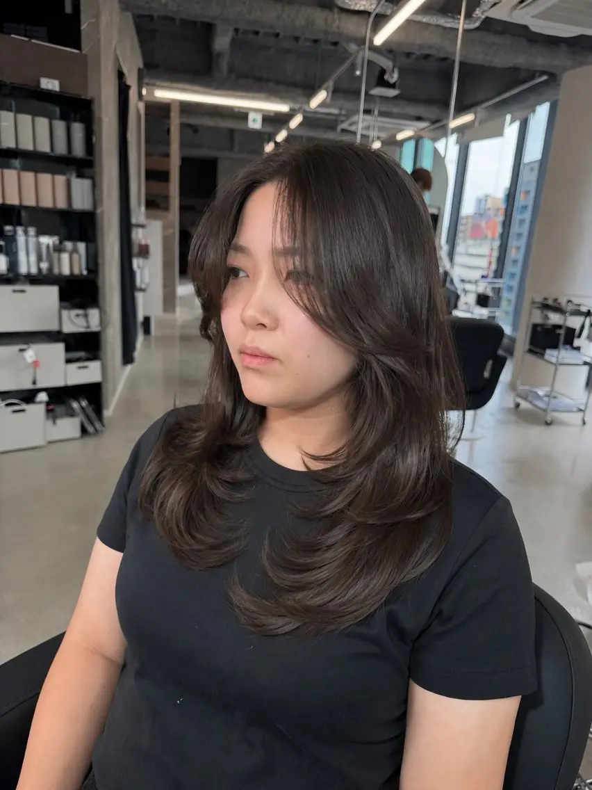 ロング caho／大阪梅田 韓国ヘア♡のヘアスタイル