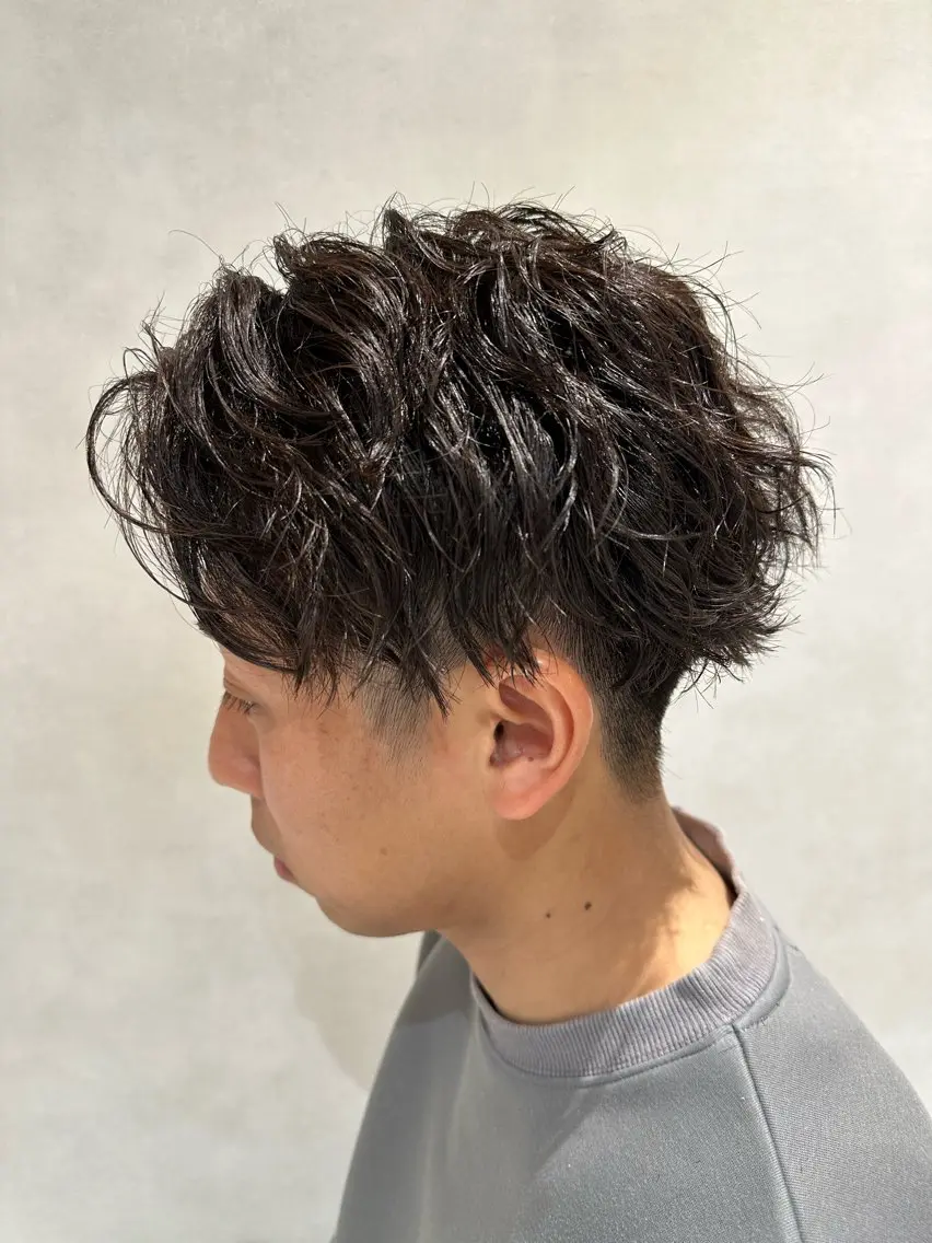 メンズカット+メンズパーマ(ツイストスパイラル/フェザーパーマ/ニュアンスパーマなど)+トリートメント✂︎の写真