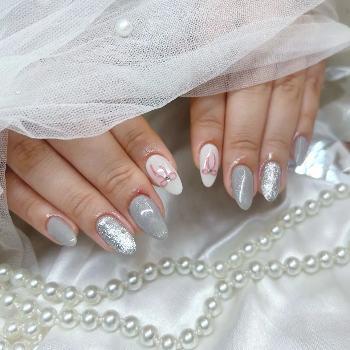 ミディアム ハンドネイル Nailsalon Angeのネイルデザイン