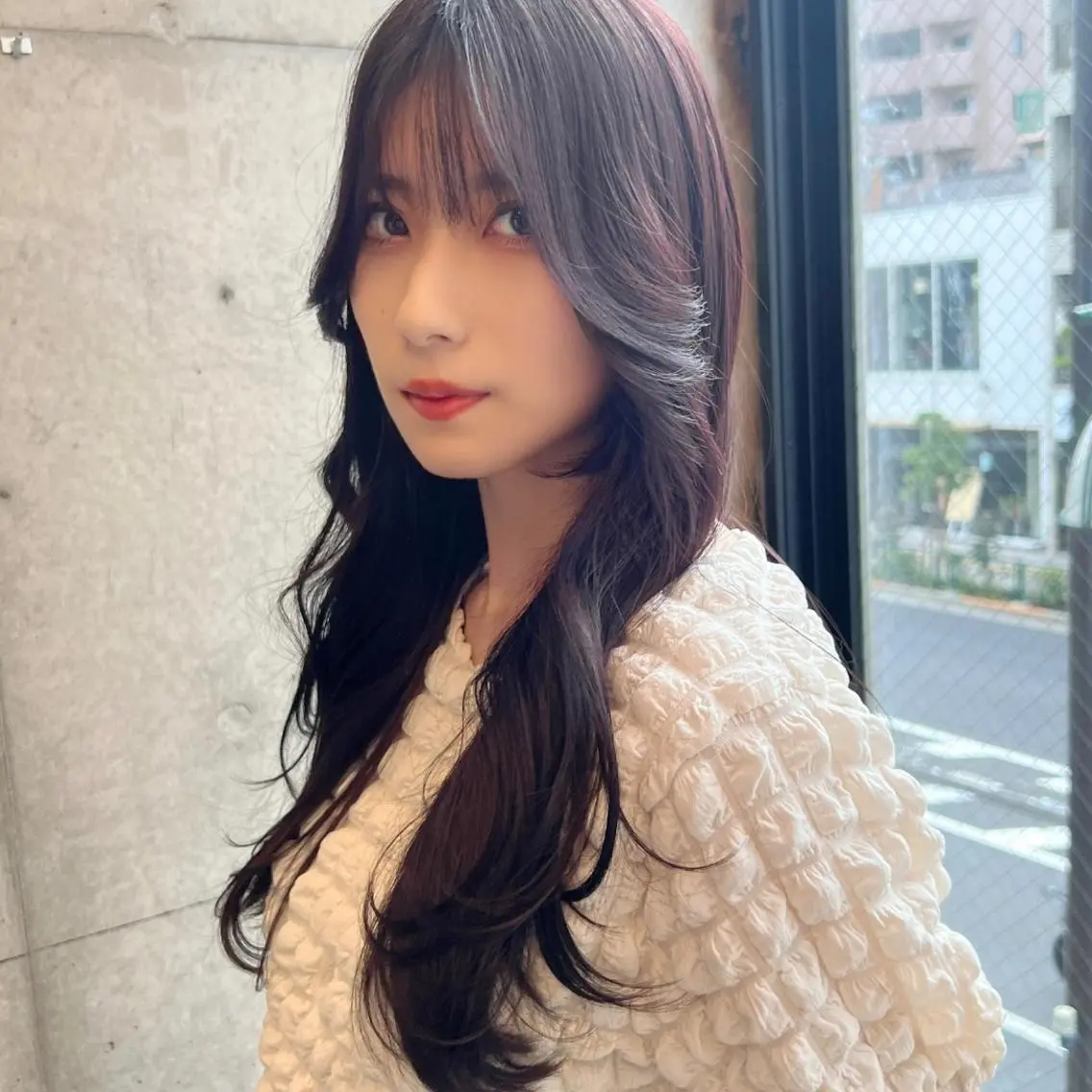 ロング カラー イルミナカラー 髪質改善 韓国風ヘア レイヤーカット ロング ✨縮毛矯正/髪質改善 錦糸町/松坂拓馬のヘアスタイル