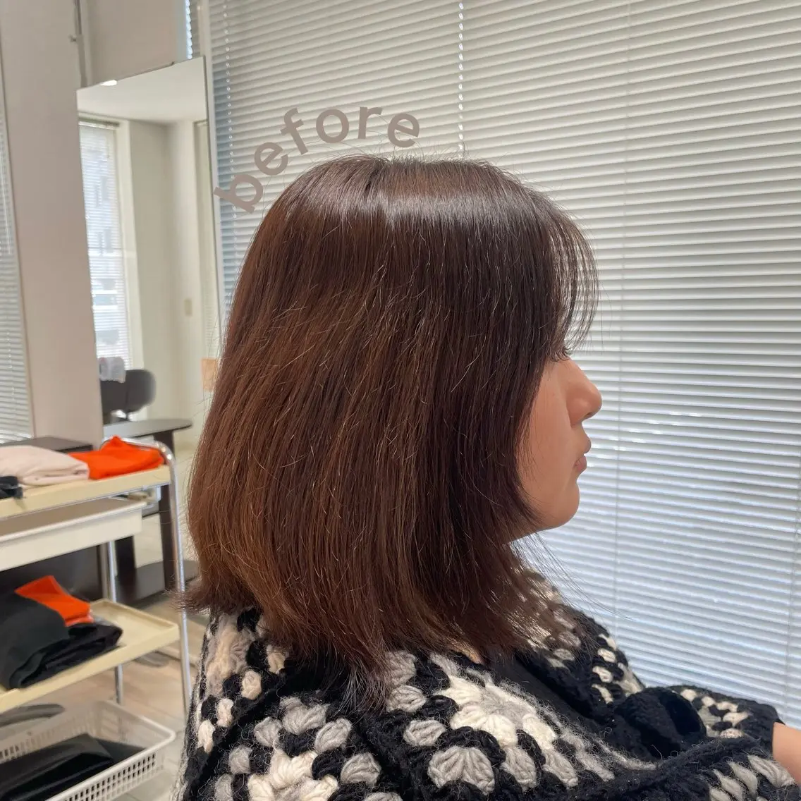 ミディアム アミーベル🧸🧡 本店✂️しおりのヘアスタイル