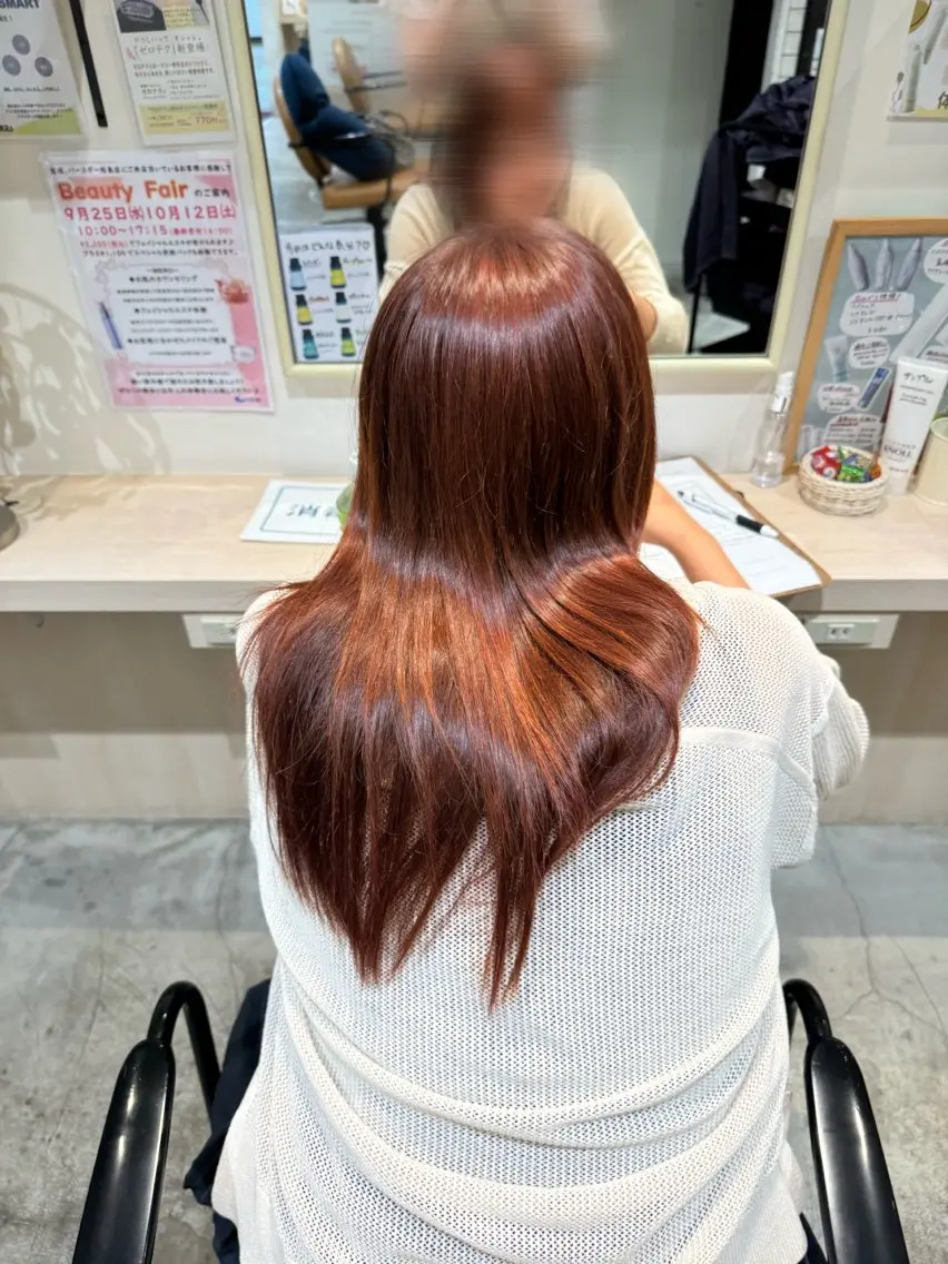 ロング カラー アオイ/透明感カラー レイヤー🌙のヘアスタイル