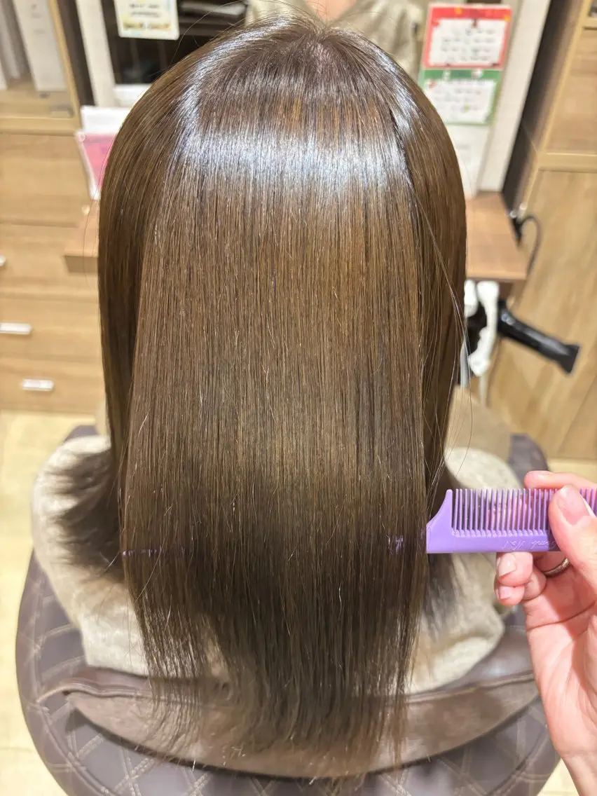 ミディアム カラー ヘアカラー Aimi🎀 浦安/じゅわっと暖色のヘアスタイル
