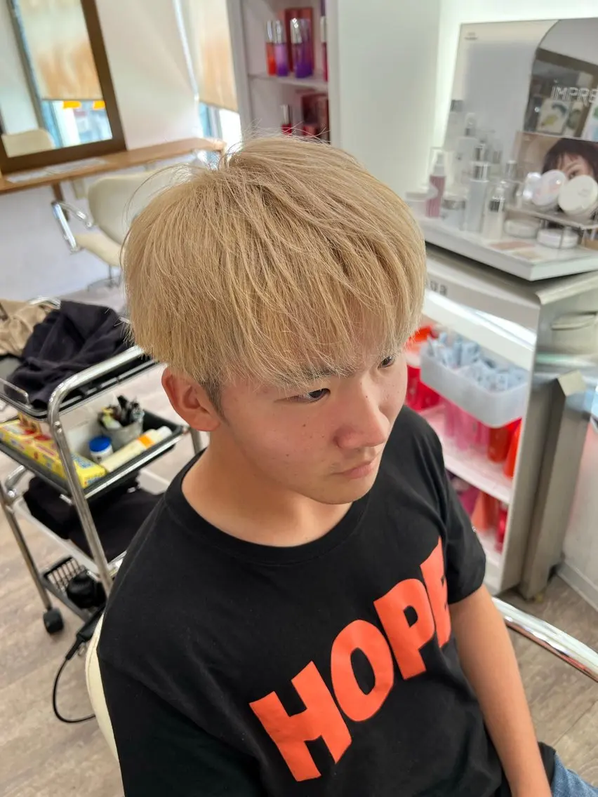 カラー メンズ カット ヘアカラー hairs 897のヘアスタイル