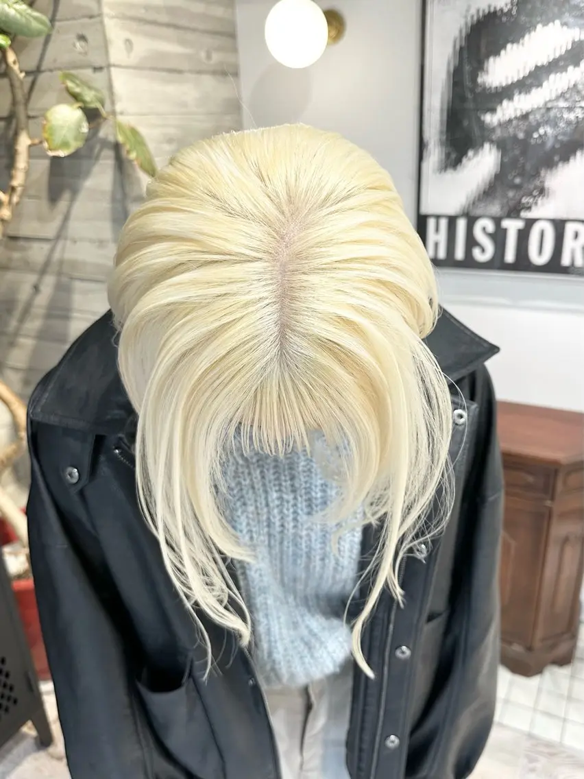 💡ブロンドorホワイトカラー💡2ブリーチ(メンズOK)の写真