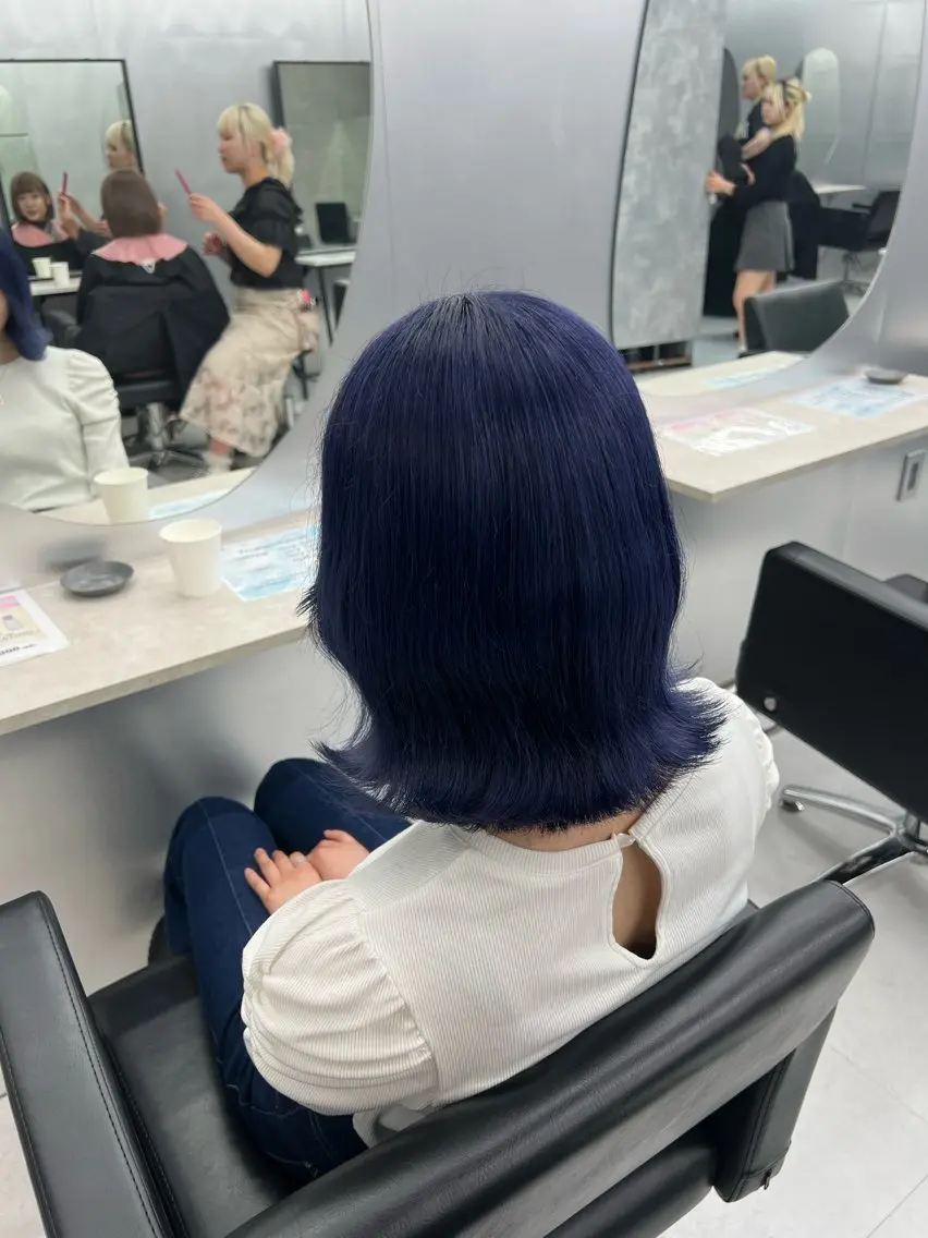 セミロング カラー カット ヘアカラー トリートメント ヘアセット 大人GAL製造機/カ ラー×エクステゆいとのヘアスタイル