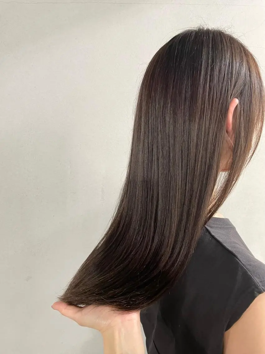 《5月限定🌼》骨格補正カット+クリスタル縮毛矯正の写真