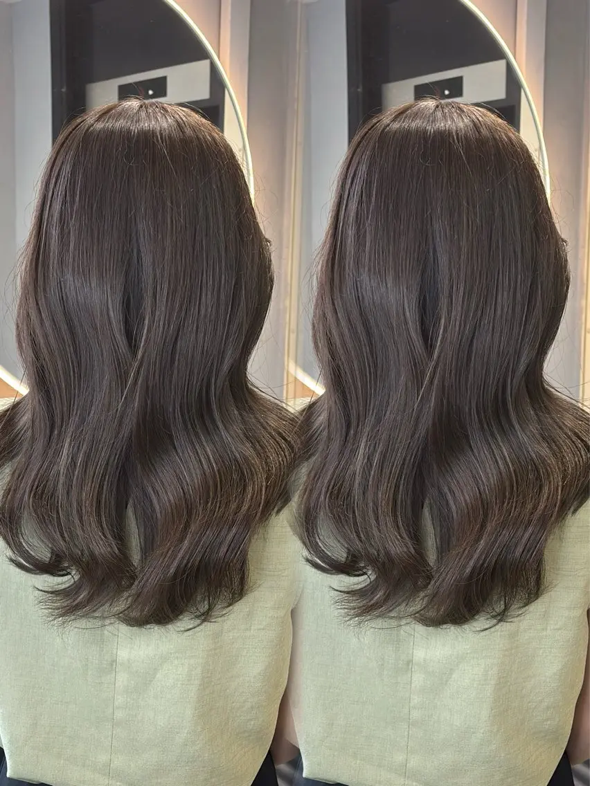 ロング カット ヘアカラー トリートメント layer/諒伍 /赤み消し/天神のヘアスタイル