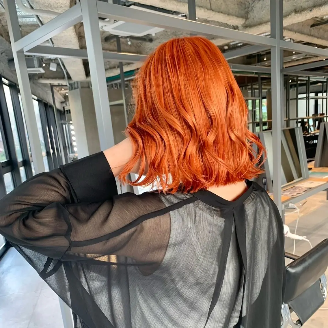ショート カラー オレンジ ALBUM ୨୧のヘアスタイル