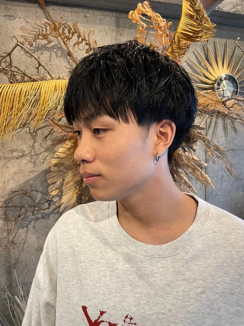 ショート ヘアアレンジ メンズ ショートヘア 宇野 颯太のヘアスタイル