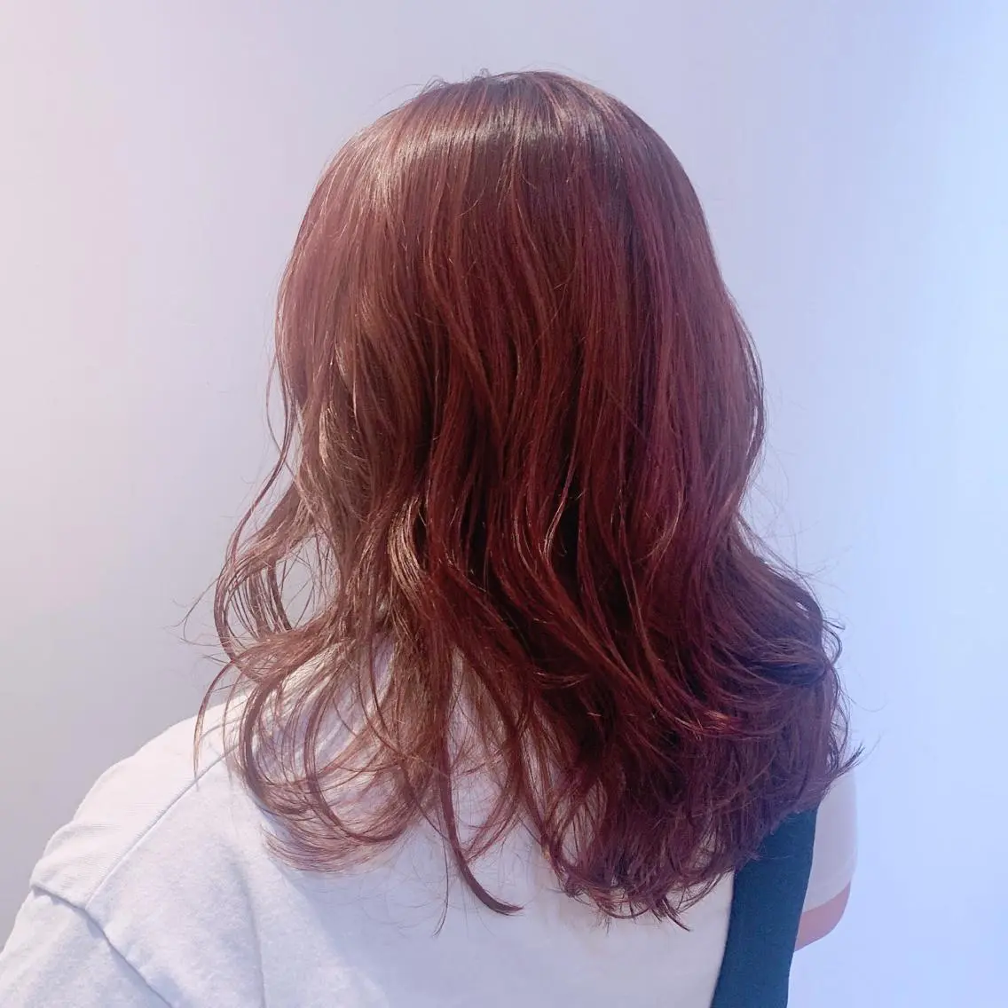 セミロング カラー ヘアアレンジ 似合わせhair🔸 アサダ　タカコ🔸のヘアスタイル