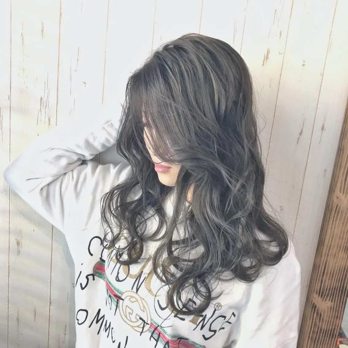 ロング カラー [店長]加地 峻のヘアスタイル