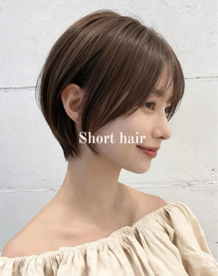 ショート 丸みショート ショートヘア ひ な た⌇ elto 四条烏丸のヘアスタイル