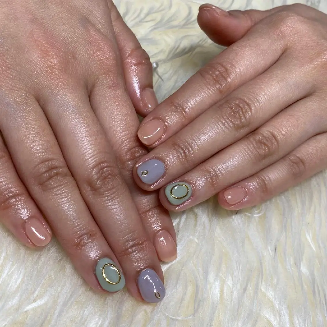 ネイル アートネイル ワンカラーネイル ハンドネイル Nail&eye Belire 新宿のネイルデザイン
