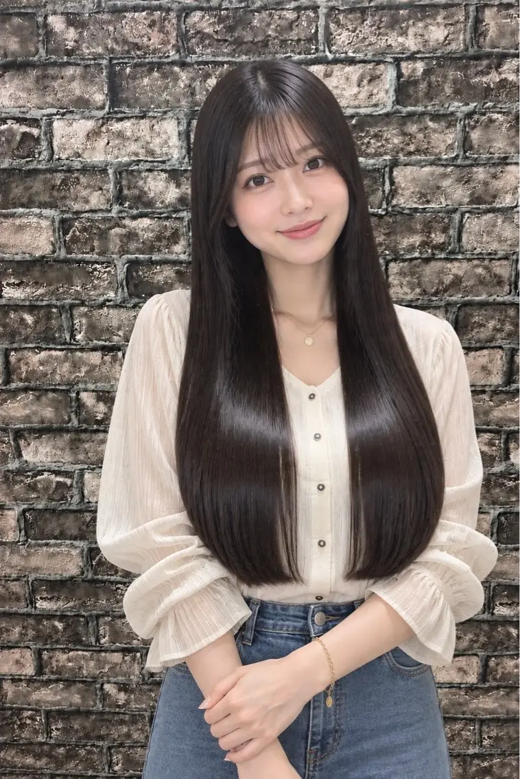 ロング 無料カット charm美容室のヘアスタイル