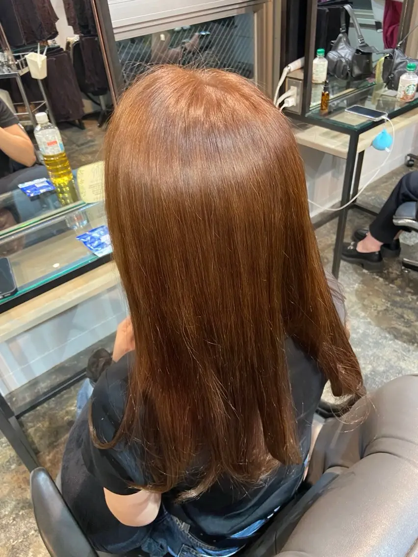 カラー ブラウンカラー 山下 穂嘉のヘアスタイル