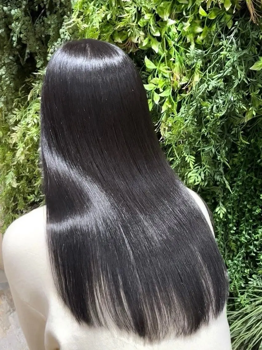 セミロング カット ヘアカラー トリートメント _WHITE 天神店のヘアスタイル