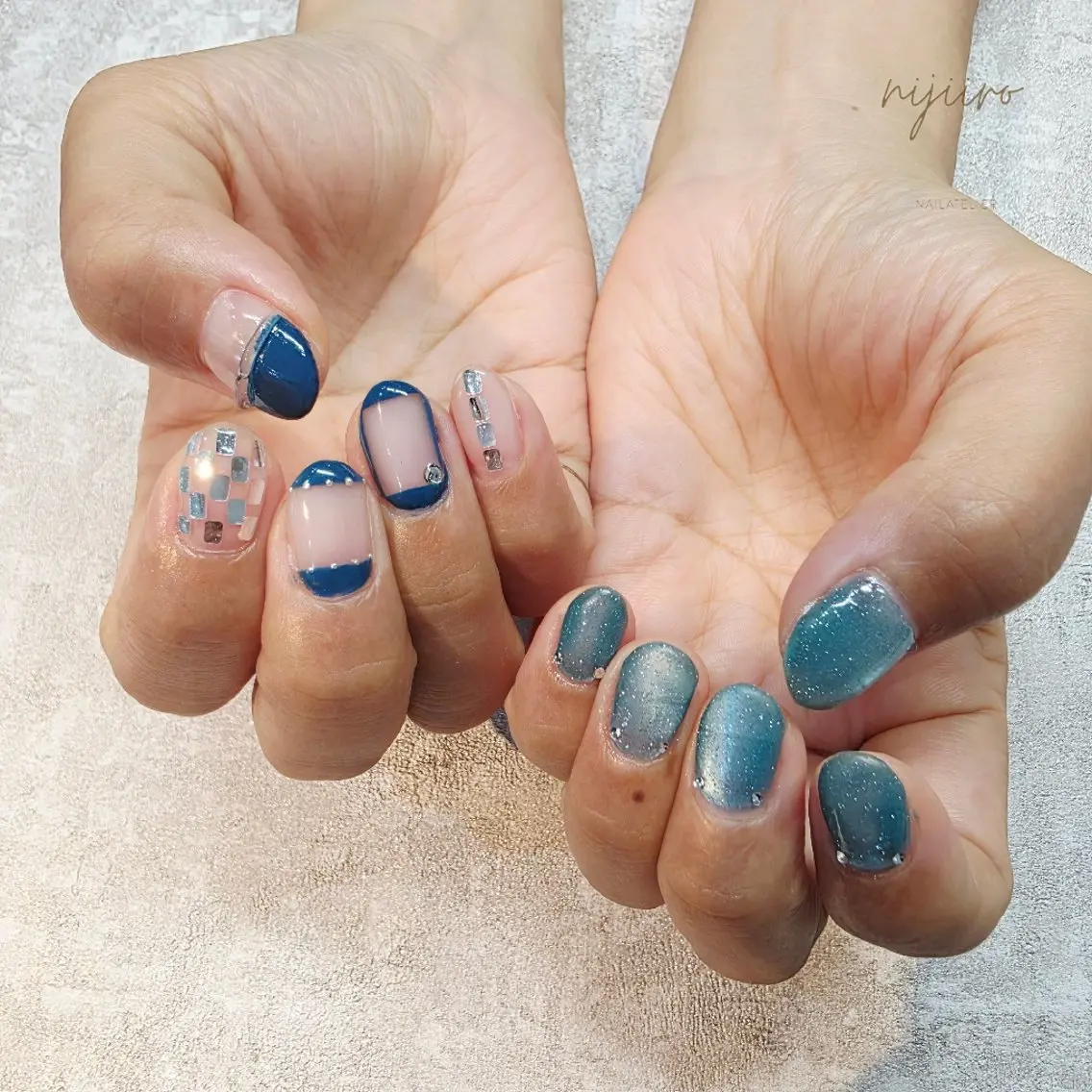ネイル ハンドネイル nijiiro🌈 サトウのネイルデザイン
