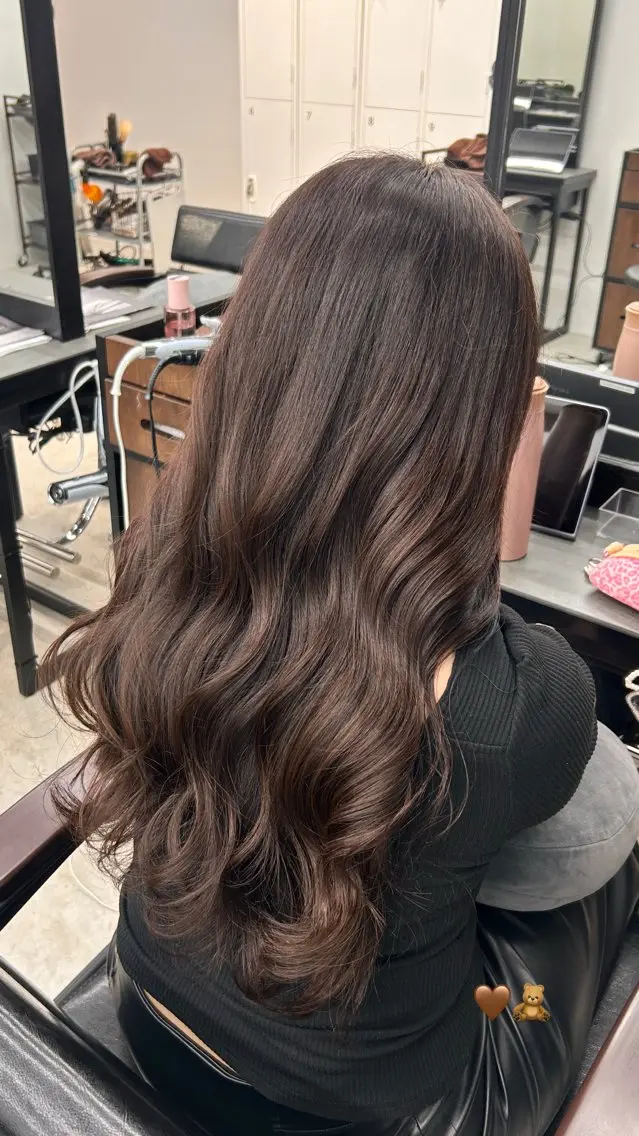 ロング カラー カット ヘアカラー ボブ/暖色カラー 🎧 kei 🎀のヘアスタイル