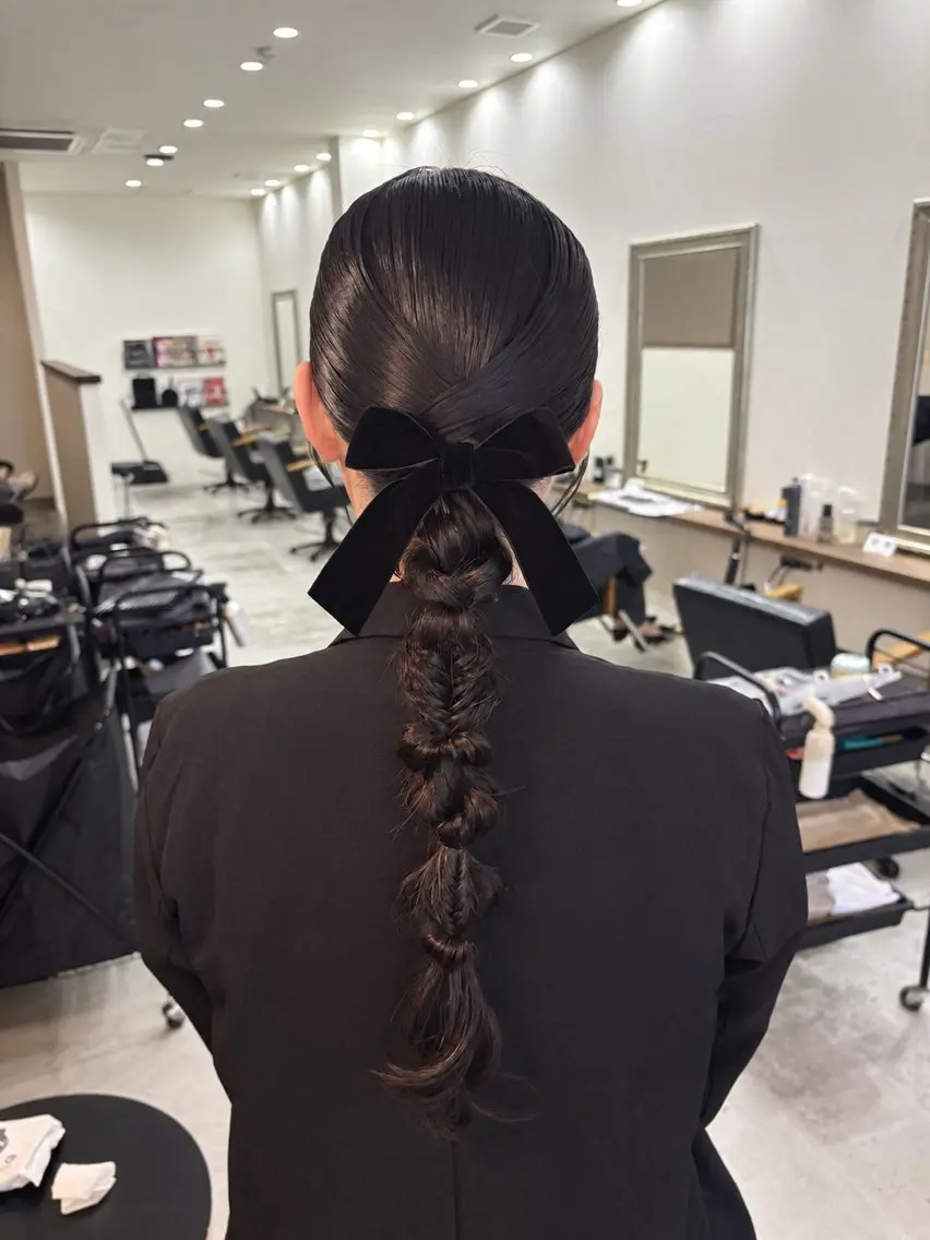 ヘアアレンジ ヘアセット みやもと こゆきのヘアスタイル