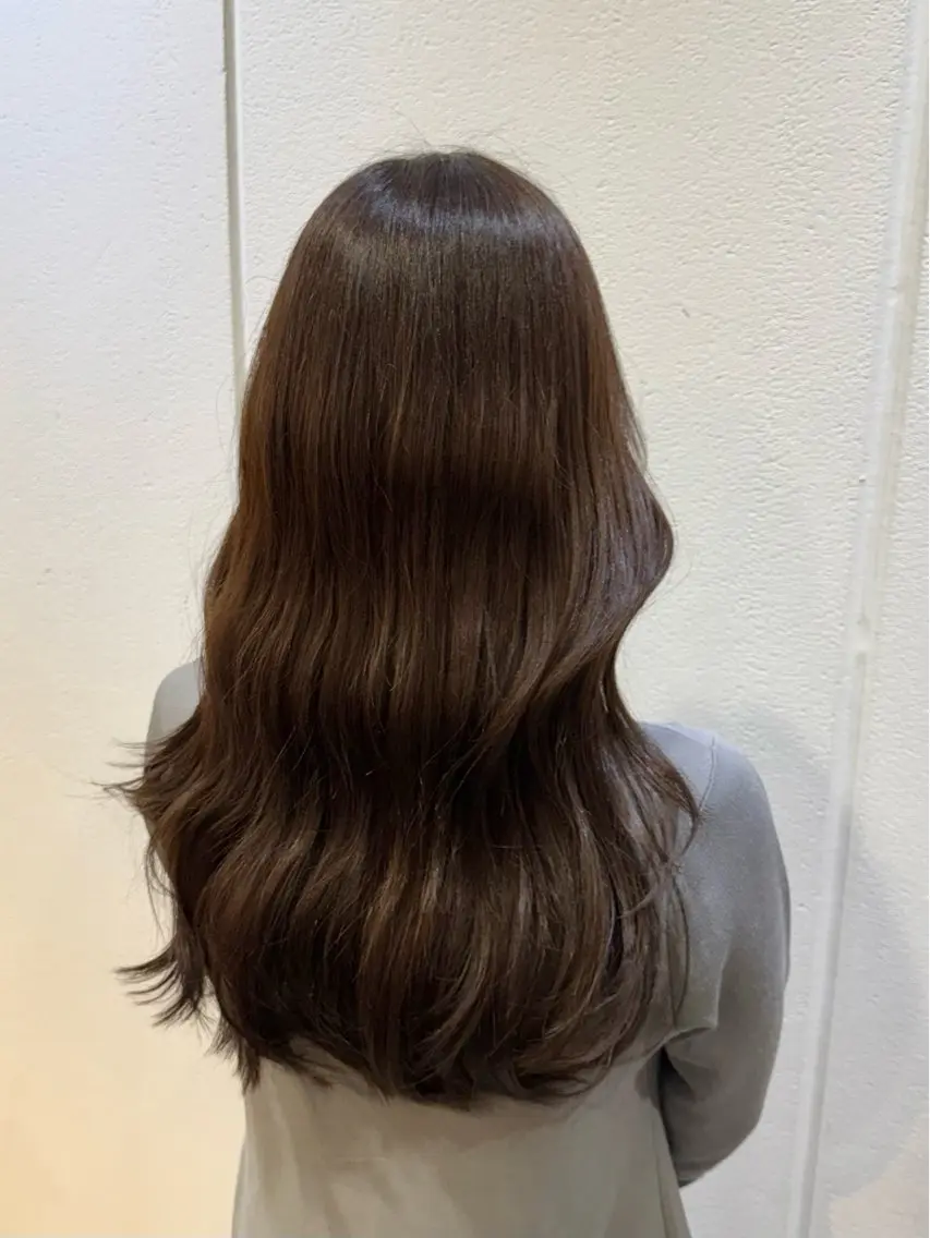 ロング カラー カット ヘアカラー トリートメント Lolonois梅田 /Okazaki:)のヘアスタイル