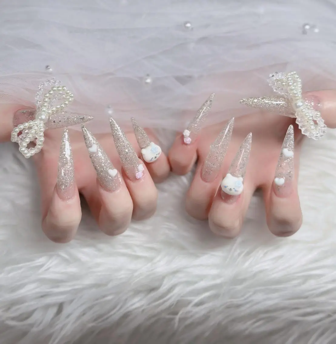 ネイル フレンチネイル ジェルネイル ハロウィン 韓国ネイル マグネットネイル ハンドネイル H.baby Nail Salonのネイルデザイン