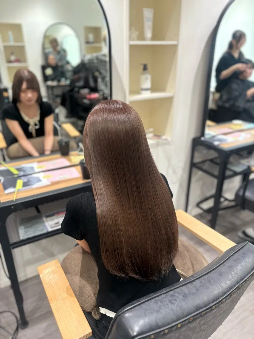 ロング カラー ベージュカラー ヘアカラー cocotteひな /カラーモデル🌼のヘアスタイル