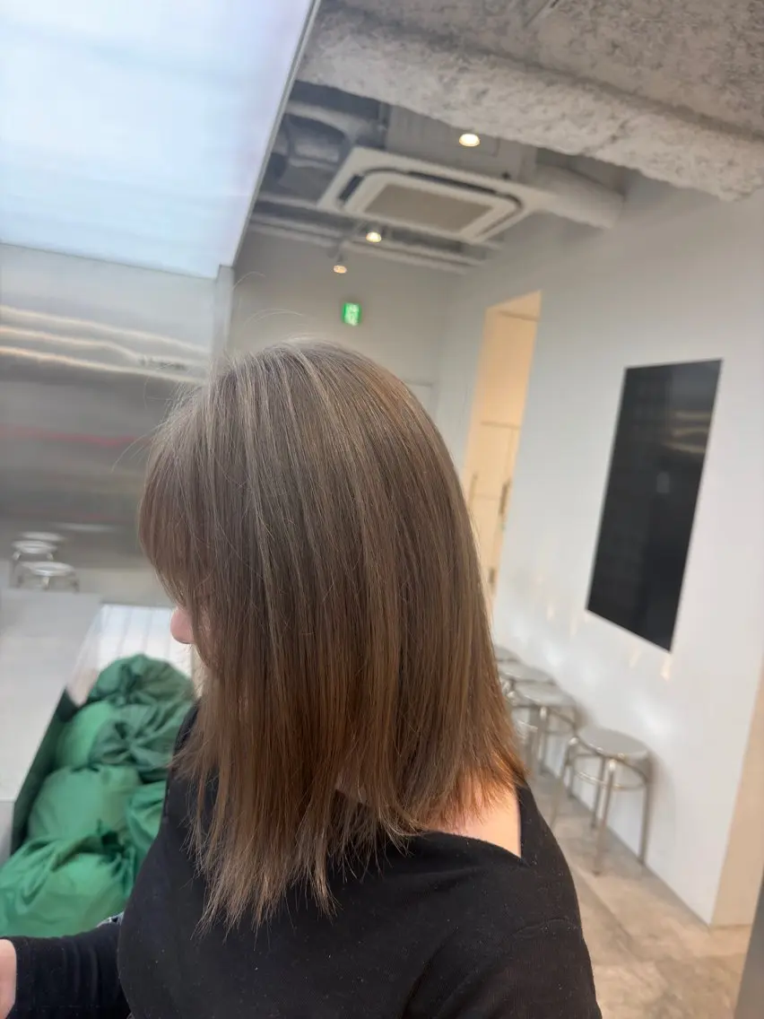 セミロング カラー ヘアカラー fifth 児玉達哉 当日予約🙆のヘアスタイル