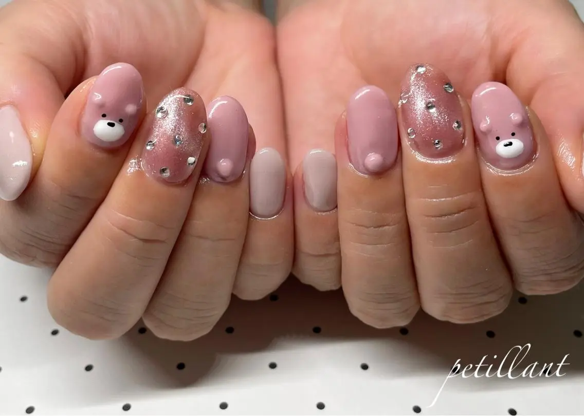 ネイル アートネイル nail salon petillantのネイルデザイン