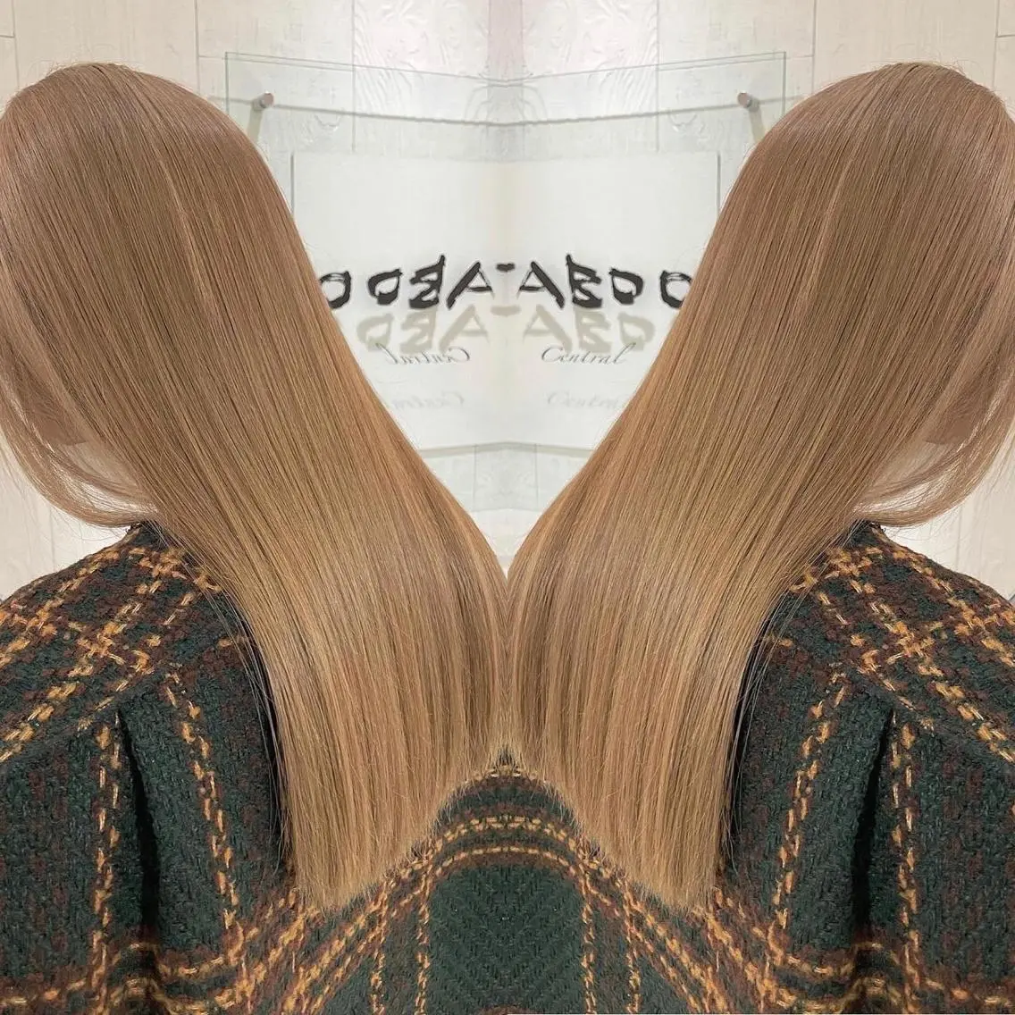 ロング カラー アッシュ 外国人風カラー レイヤーカット トリートメント ヘアカラー トリートメント 河合秀明/ショート /ボブ/レイヤーのヘアスタイル