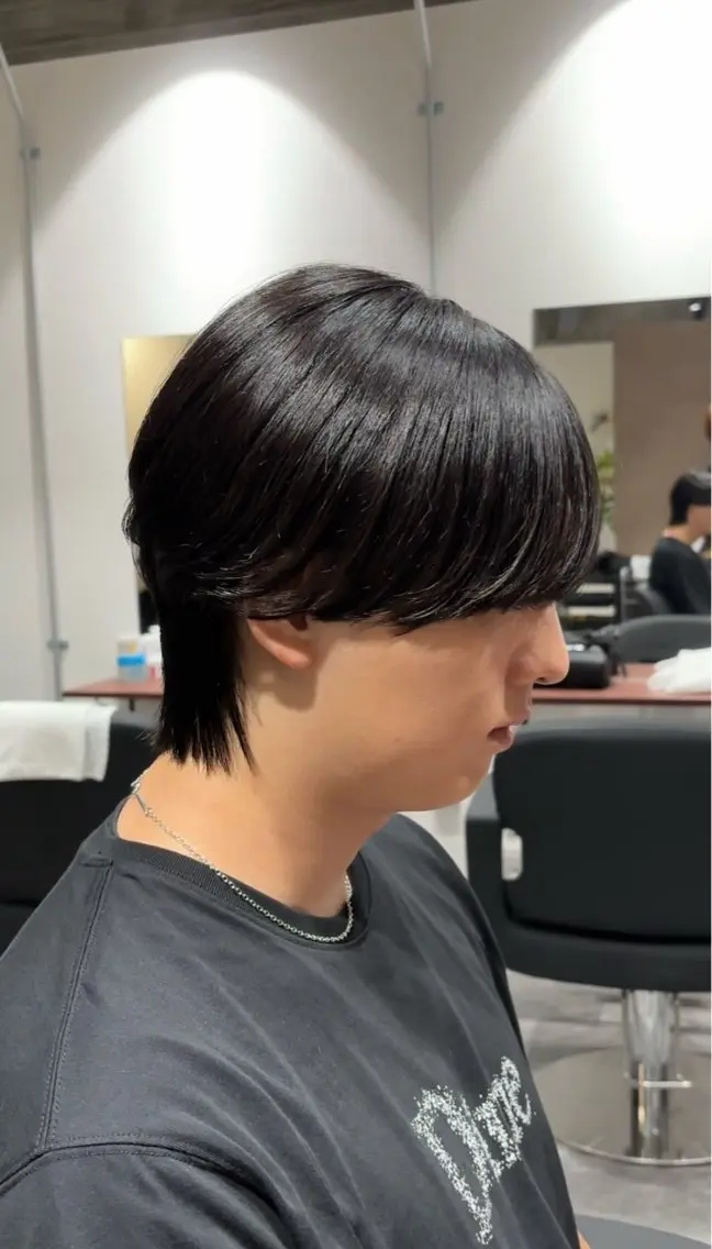 パーマ メンズ マッシュ 縮毛矯正 メンズ特化 RENのヘアスタイル