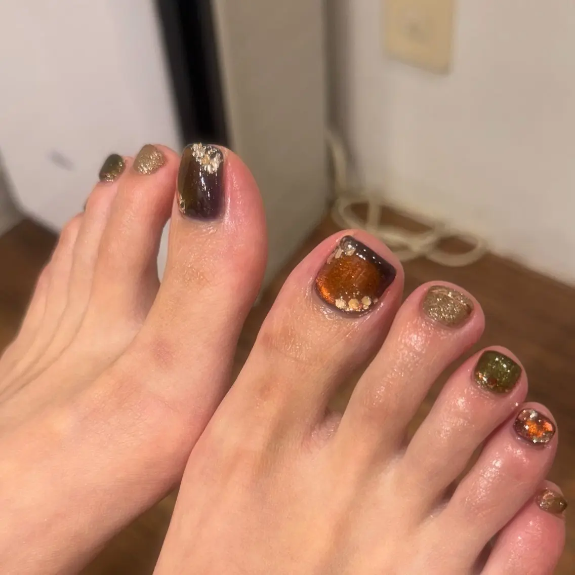 ネイル フットネイル 渡邉🎀 ♡練習モデル募集中♡のネイルデザイン