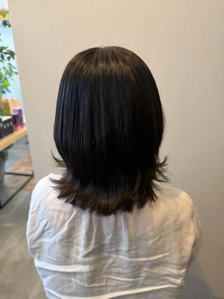 ミディアム カノエ博多ミスト / 寺原聡太のヘアスタイル