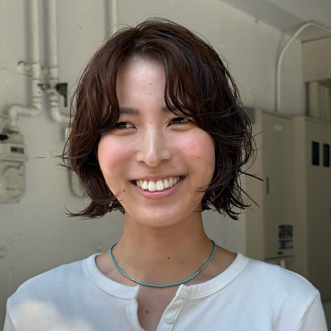 ショート パーマ ボブ カット パーマ トリートメント レディースパーマ/ 合田 有一朗のヘアスタイル