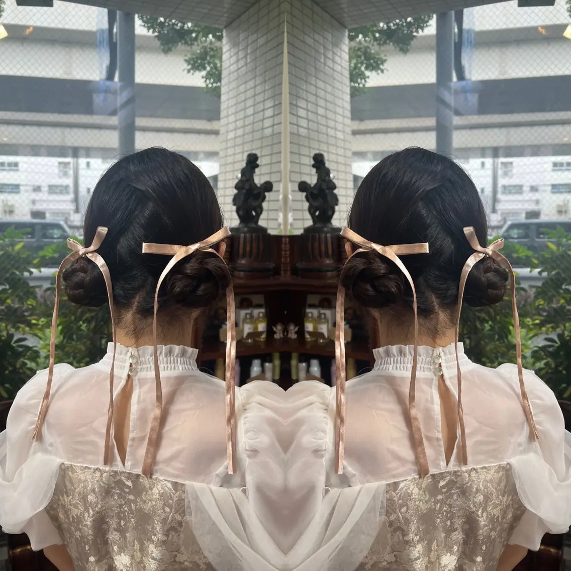 ヘアアレンジ パーマ/レイヤー /ハイライト/AOIのヘアスタイル