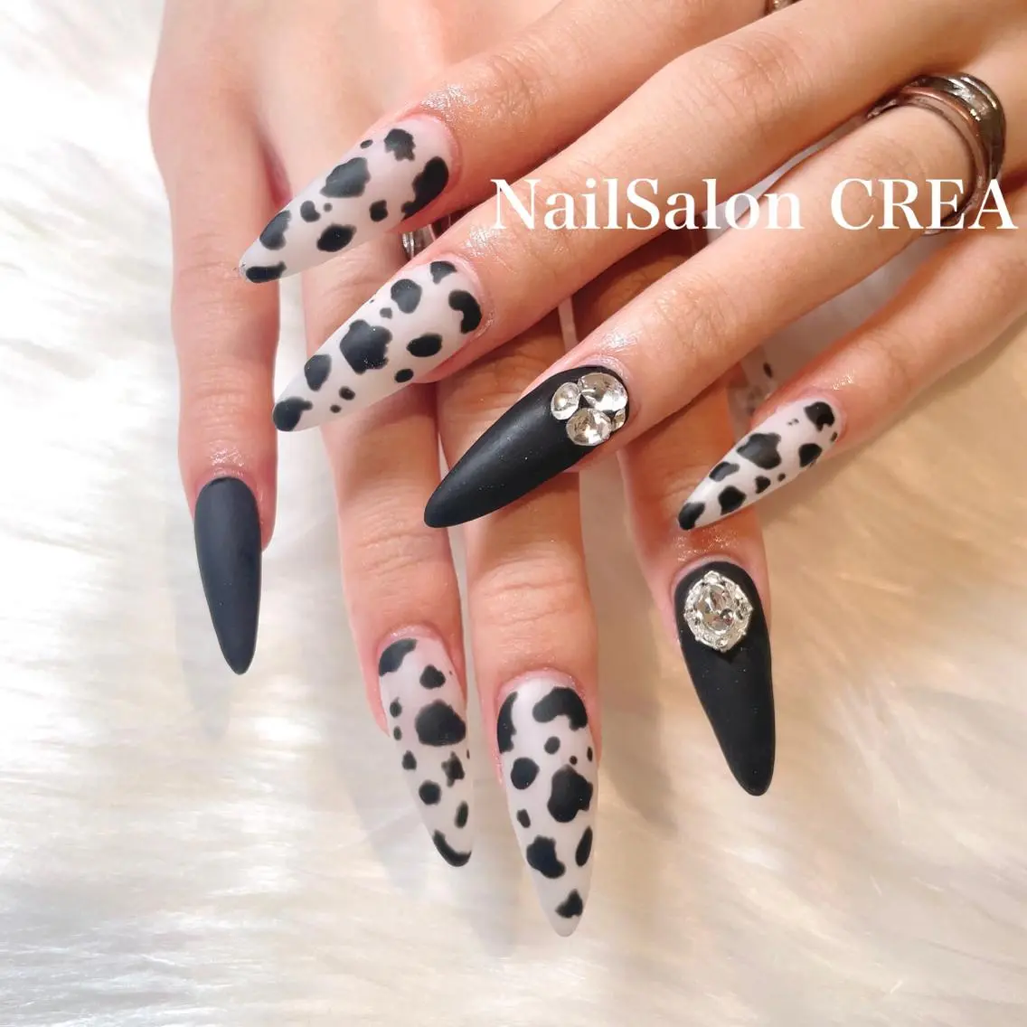 ネイル マットネイル ハンドネイル NailSalon CREAのネイルデザイン