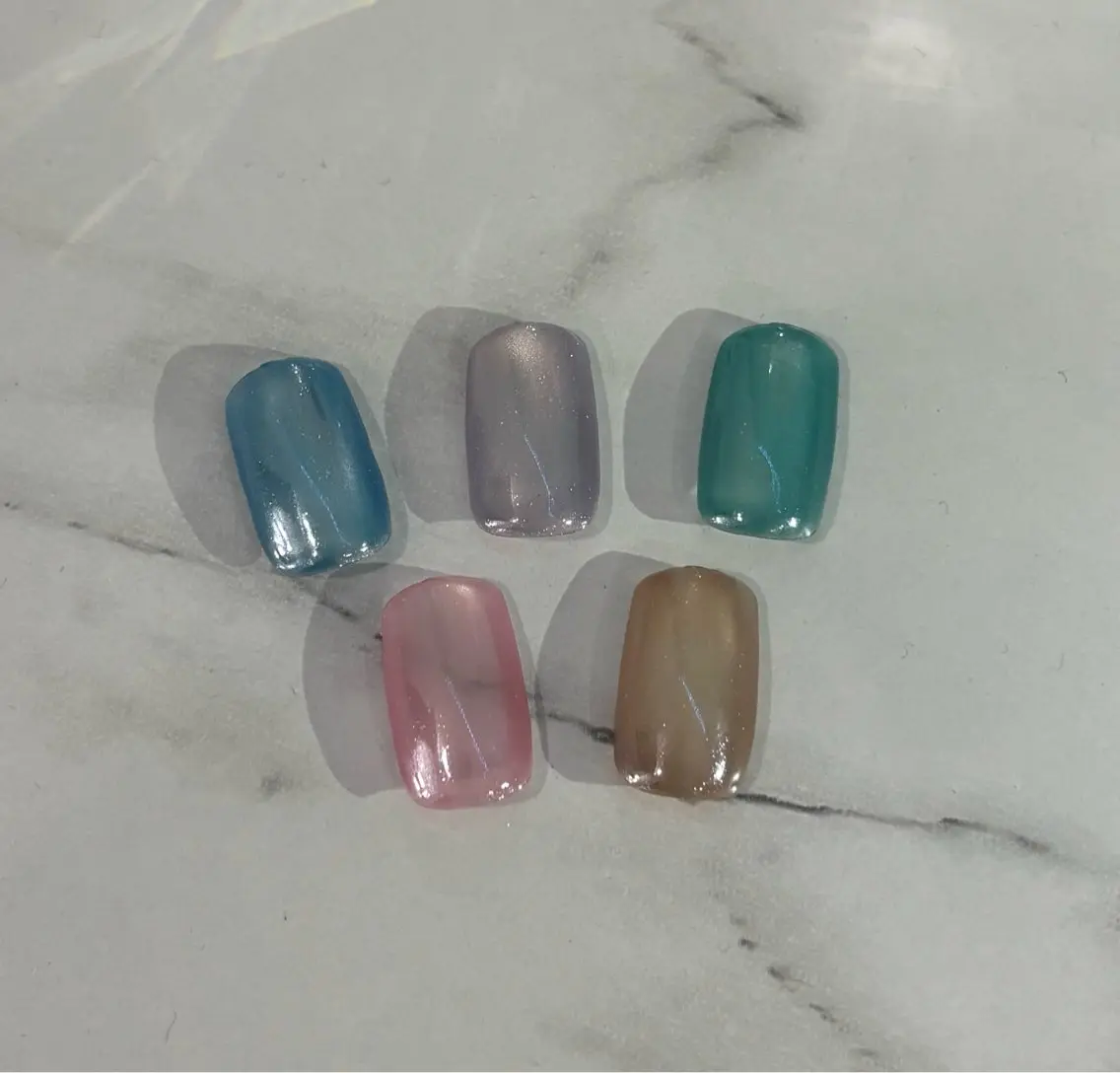 ネイル マグネットネイル ハンドネイル Mermaid nail/Erikaのネイルデザイン
