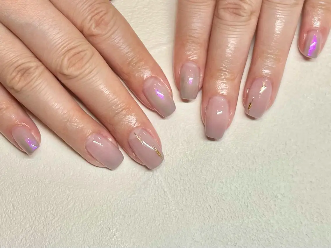 ネイル シンプルネイル ささき れいなのネイルデザイン